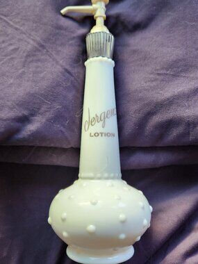 Vintage Previously-Owned White Jergen's Lotion Bottle